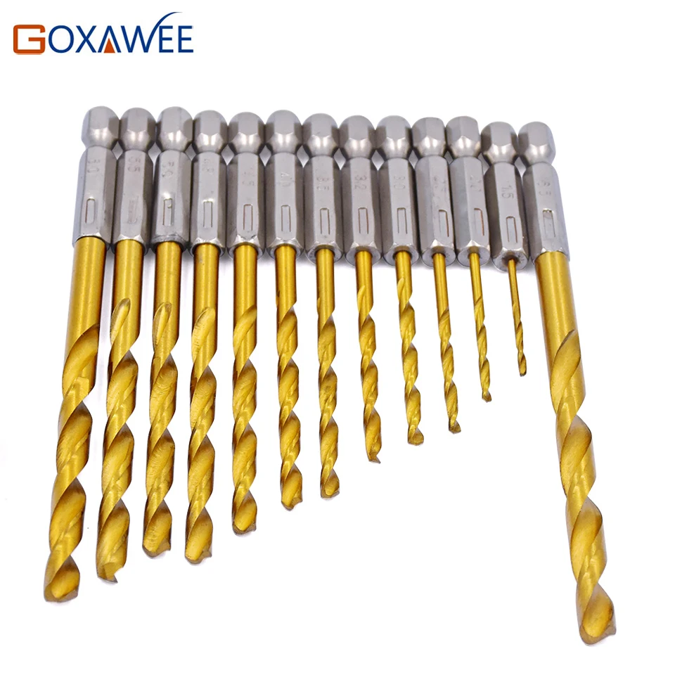 Спиральное сверло GOXAWEE из карбида вольфрама электроинструмент быстрорежущая