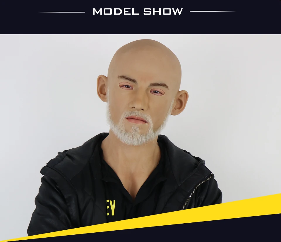 Реалистичная маска Realmaskmaster из искусственного силикона на Хэллоуин для взрослых мужчин, мужские латексные Вечерние Маски на все лицо, косплей фетиш