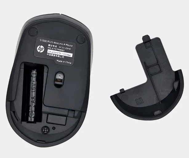 Hp S1000 Plus Бесшумная USB Беспроводная компьютерная Бесшумная мышь 1600 dpi USB приемник мыши