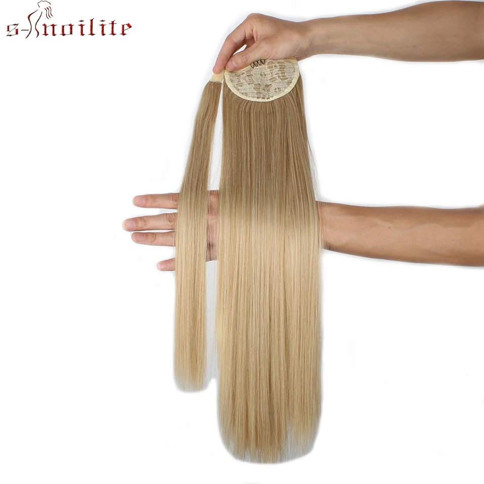 S noilite 23 &quotдлинные шелковистые прямые синтетические зажимы для волос в