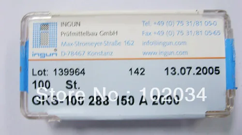 100 шт./лот 100% оригинальный INGUN GKS-100-288-150 288 150 A 2000 пружинный тестовый зонд Pogo Pin
