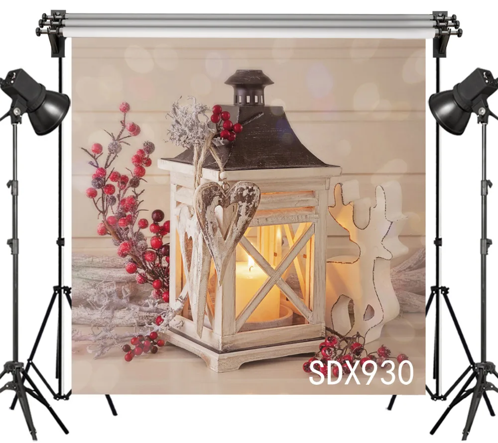 LB полиэстер и винил в форме дома абажур Рождество Фотофон для фотостудии декор