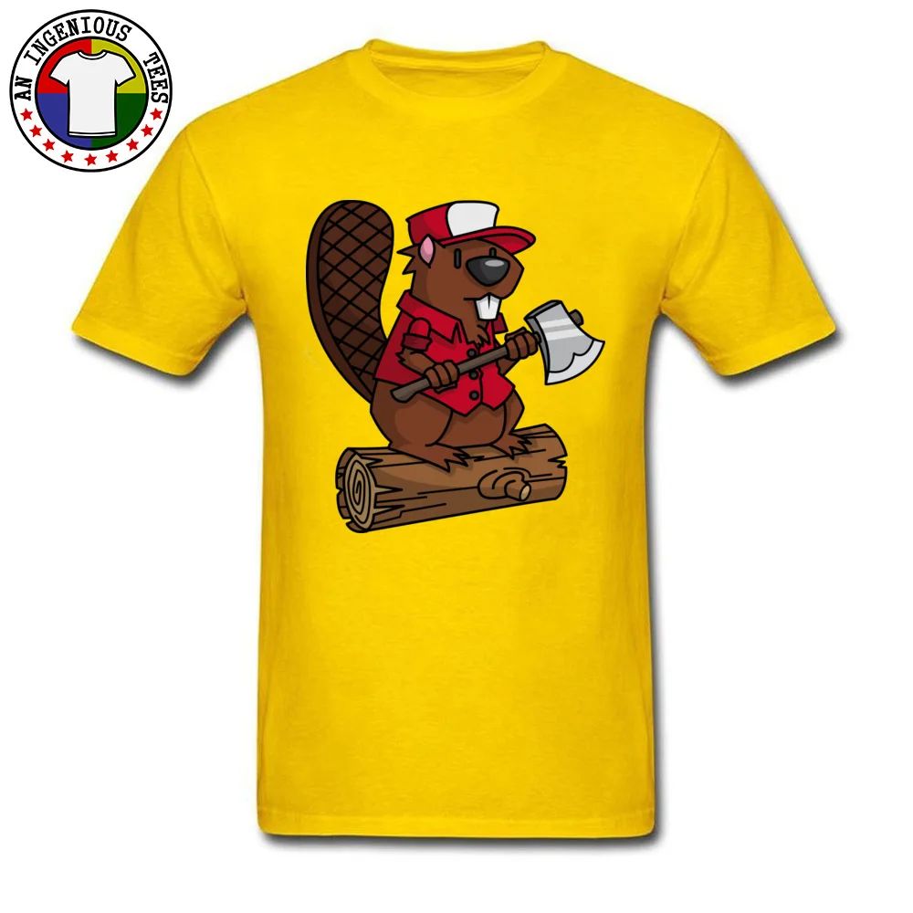 

Beaver Chopper Personalized Sweatshirts Brand New Hip hop Cartoon Tshirt New Coming Men's Yellow Print Leisure Tops Tees Online