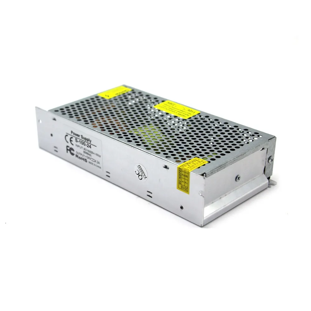 DC24V 100 Вт 4.2A импульсный источник питания трансформатор AC110V 220V к DC 24V адаптер