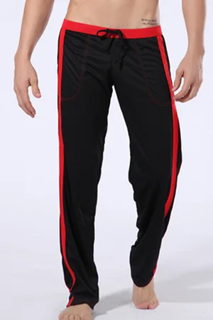 2pcs/lot Quick-Drying Polyester Cloth Trousers Tights Homewear Mens Sexy Erotic Homens Cargo Pants For Men Cotton 2005-CKU | Мужская