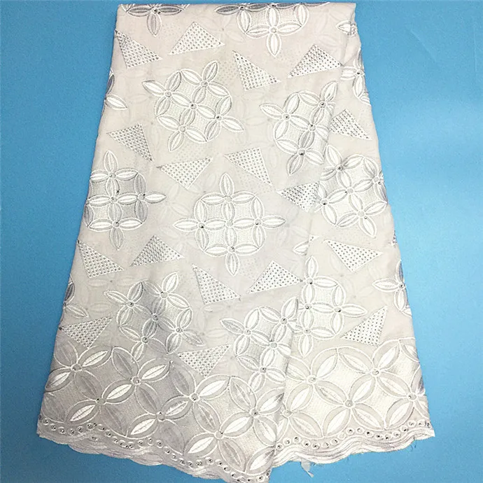 Белая нигерийская кружевная ткань 2017 африканская швейцарская вуаль кружева