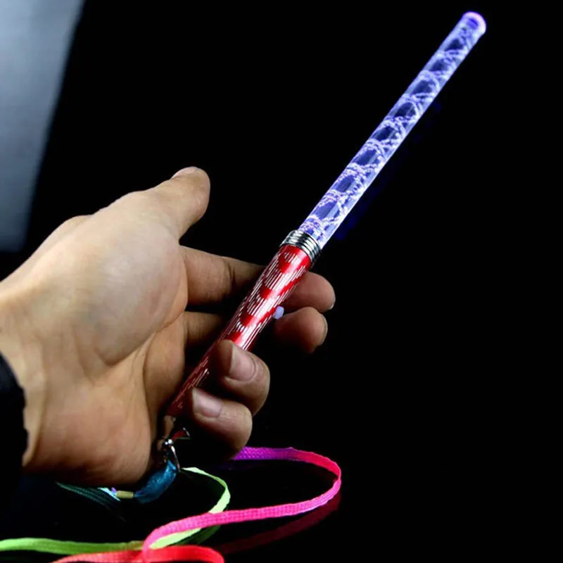 300pcs 26x1.2cm Multi Color Acrylic LED Stick Glowing Magic Wand Light Up For Wedding Concert Christmas Party Decration ZA1178 | Всё для