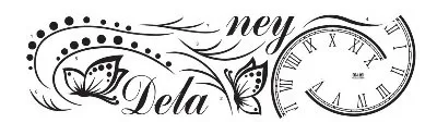 Наклейка-бабочка с часами для спальни гостиной дома самодельная Съемная