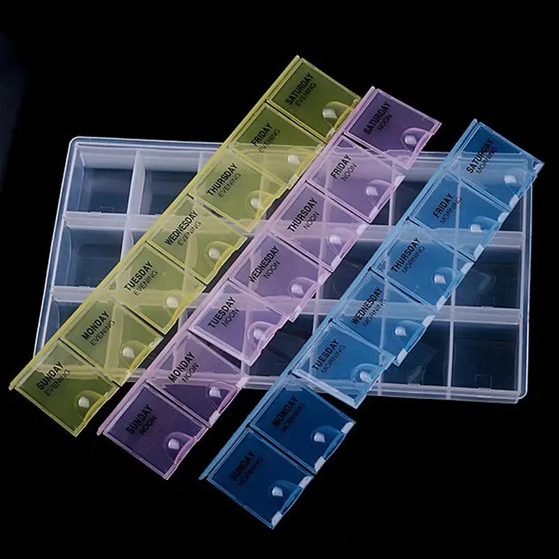 21 Cell DIY пластиковые украшения для дизайна ногтей блестящие стразы пустая коробка