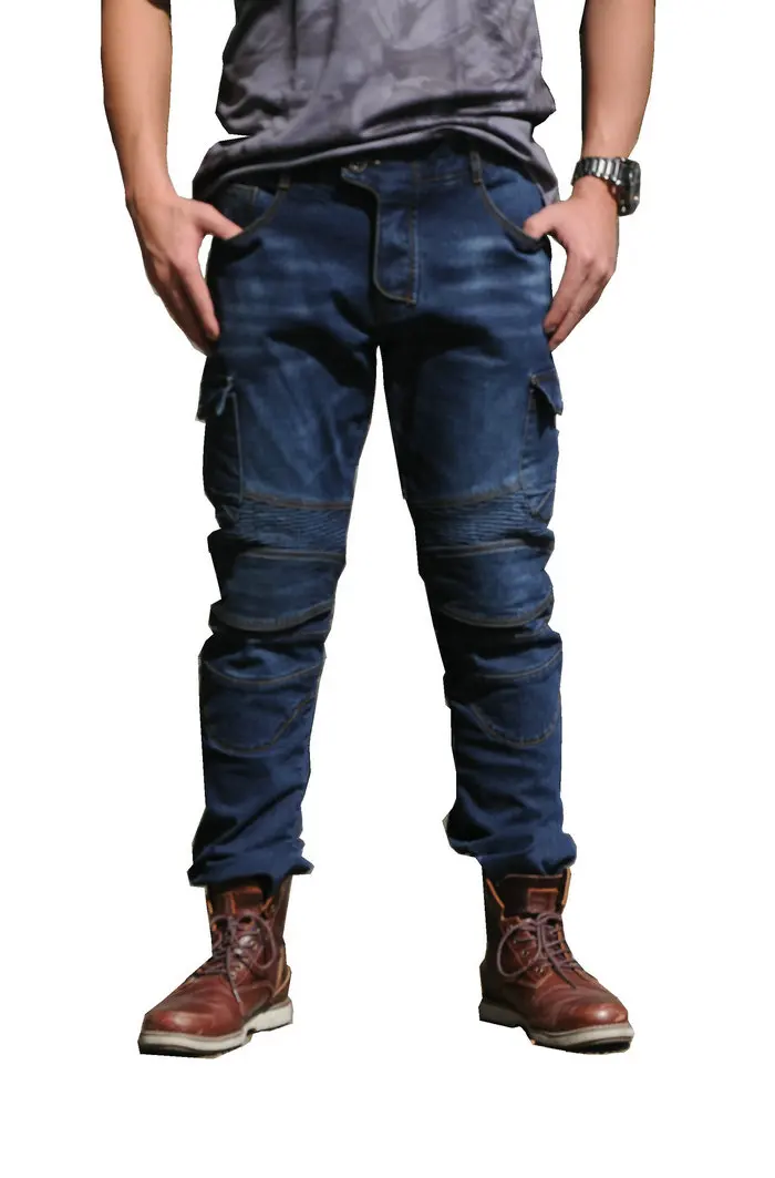 Новая мотоциклетная обувь брюки Для мужчин Moto Jeans мотоциклетные для верховой