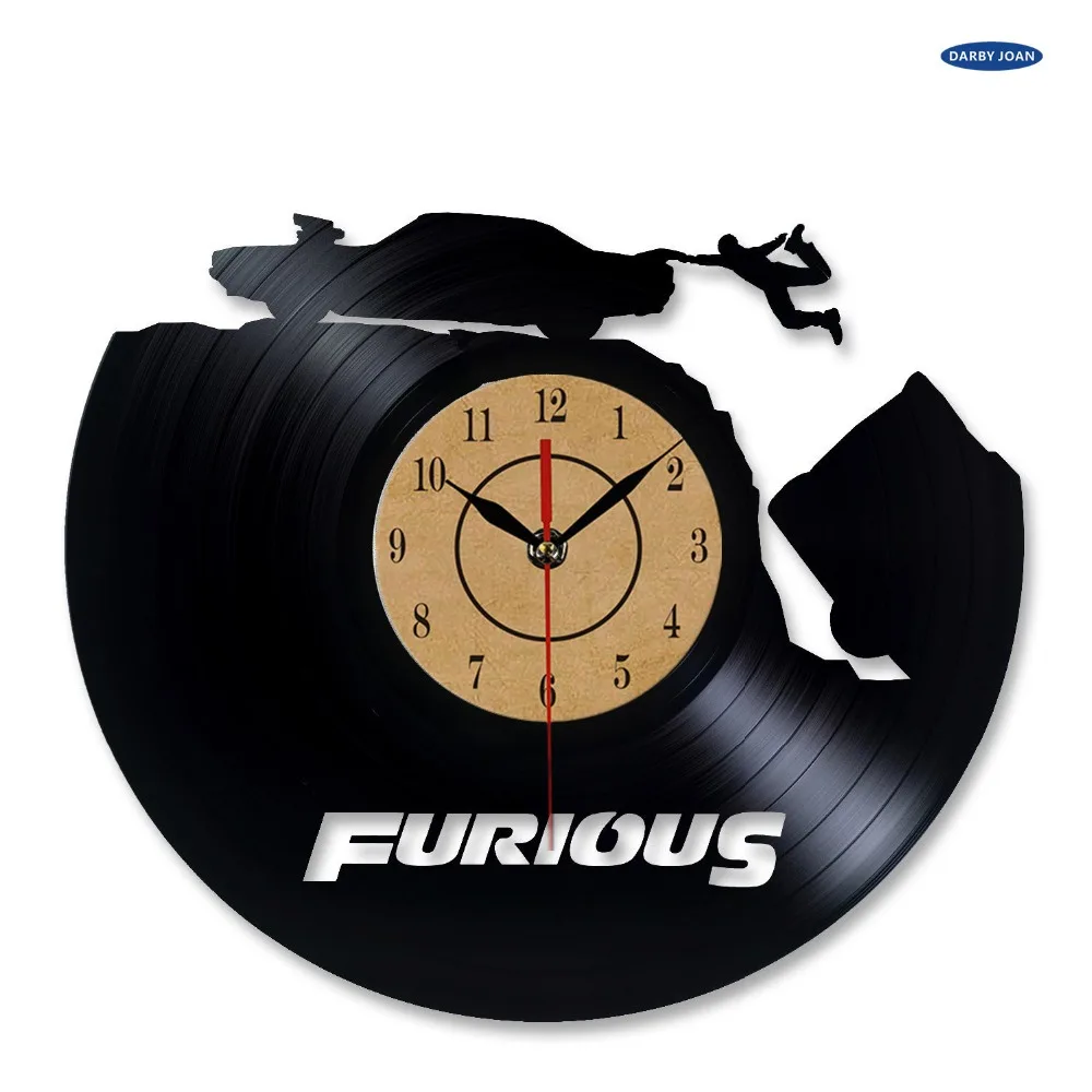 Настенные виниловые часы The Fate of the Furious 12 дюймов