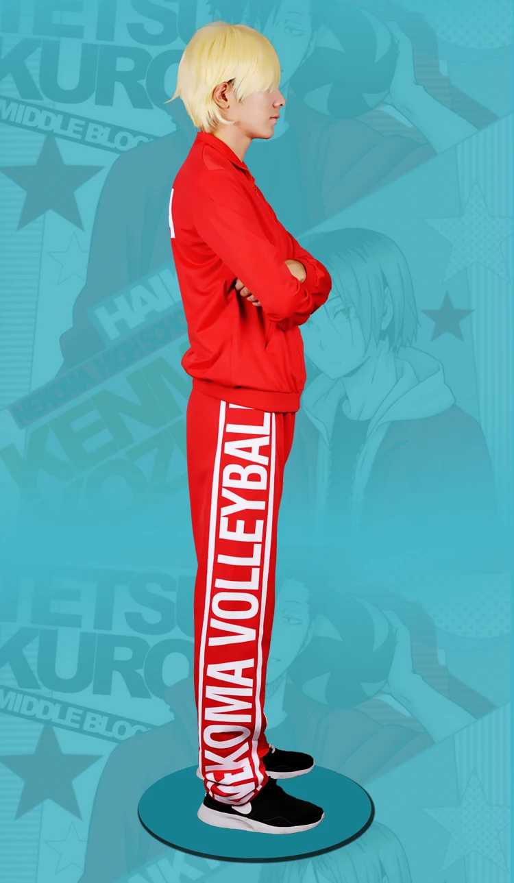 Аниме haikyuu! Косплей kozumekenma Хэллоуин мультфильм унисекс Спортивная униформа