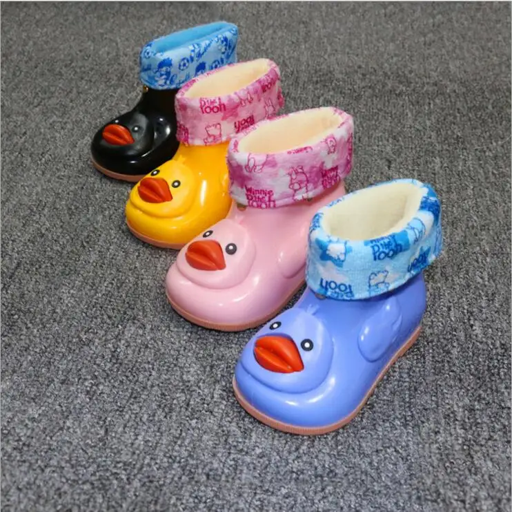 Cartoon Children Spring Autumn Winter Boys Girls Baby Kids Rhino Candy Color Cute Shoes Rain boots Waterproof Shoe | Детская одежда и