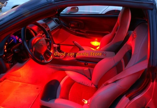 11 шт. посылка ярких белых светодиодных ламп для внутреннего освещения Dodge Charger