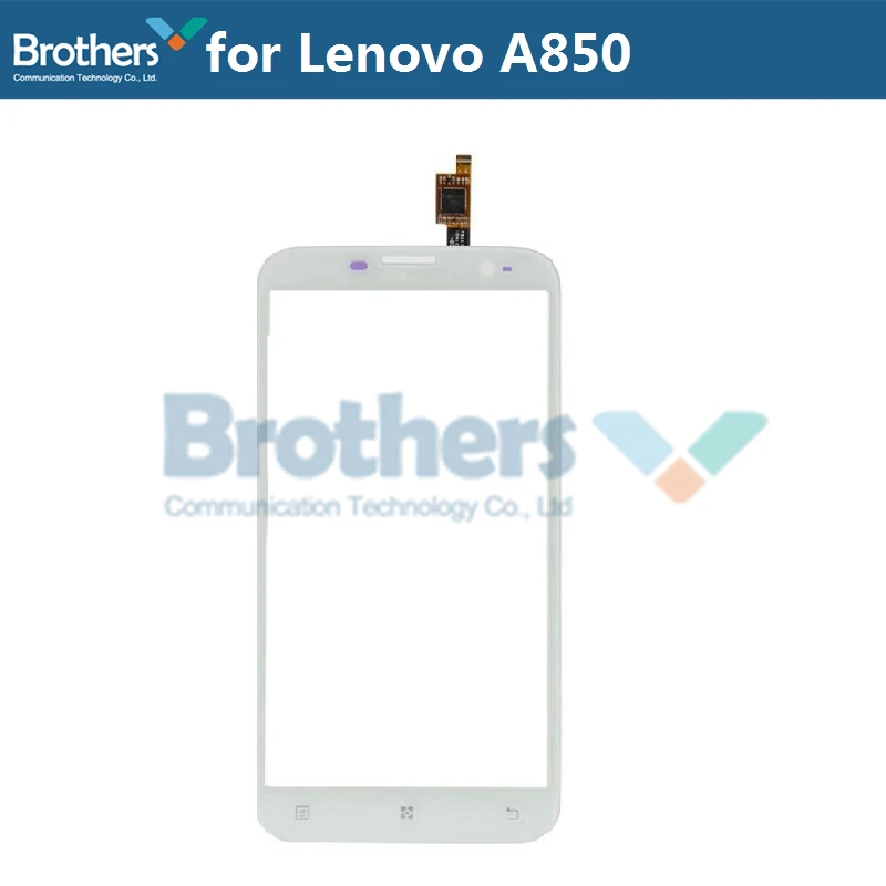 White Touch only 1 комплект для lenovo A850 ЖК-дисплей+ сенсорный экран Dcreen дигитайзер для lenovo A850 ЖК-экран телефон Замена Тест рабочий Топ - Цвет: White Touch only