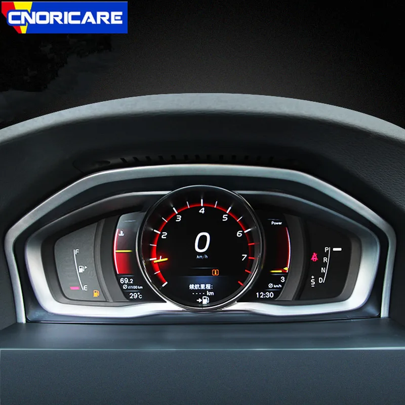 Полоса для отделки приборной панели автомобиля Volvo XC60 S60 V60 2009 17 аксессуары из