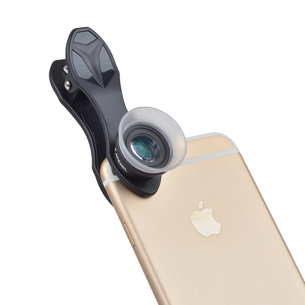 Мобильный телефон APEXEL 2 в 1 макрообъектив 12X и супер 24X для iPhone Samsung Xiaomi huawei