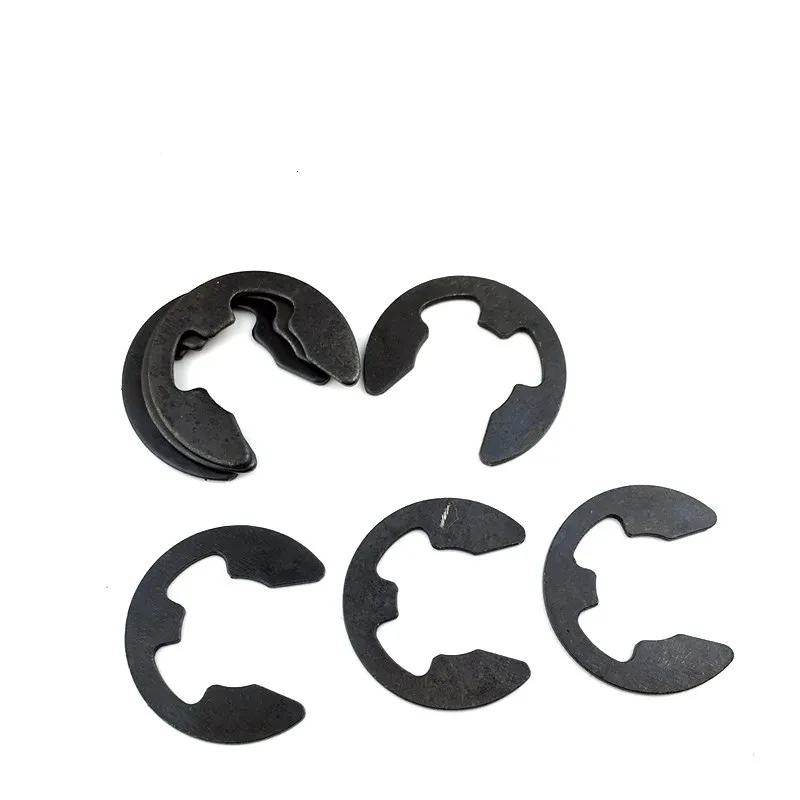 

100/50PCS M1.2 - M15 Lock washers retaining washers for shafts 65 manganese steel washer E-type circlips M2 M3 M5 M6 M8 M10 M12