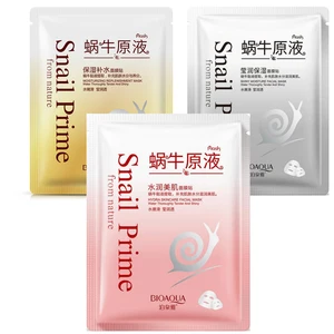 BIOAQUA улиточная маска для лица увлажняющая маска для лица отбеливающая контроль жирности Усадочные поры кожи уход