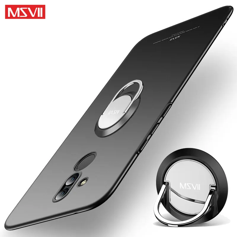 Чехол для Huawei Mate 20 Lite тонкий чехол MSVII с кольцом пальцев металлический Pro X чехлы 20X