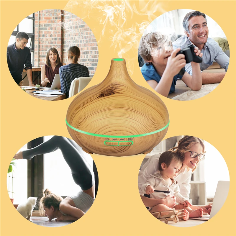 Diffuserlove 300 мл увлажнитель воздуха ультразвуковой диффузор эфирного масла с 7