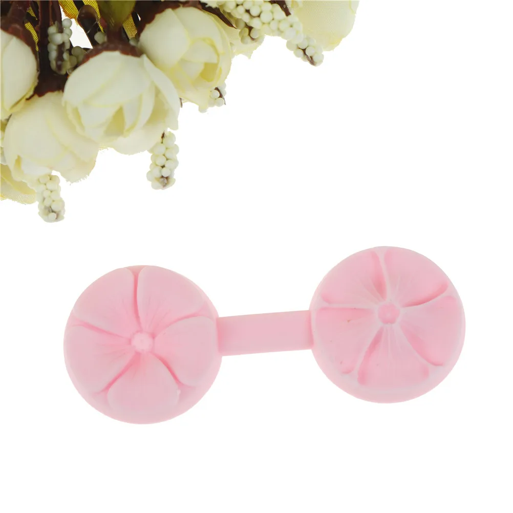 1 шт. Милая тисненая силиконовая форма для свадебного торта с изображением цветов