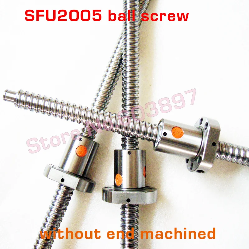 Без конца обработанный SFU2005 850 900 1000 1150 1200 1300 1500 мм холодный роликовый шариковый
