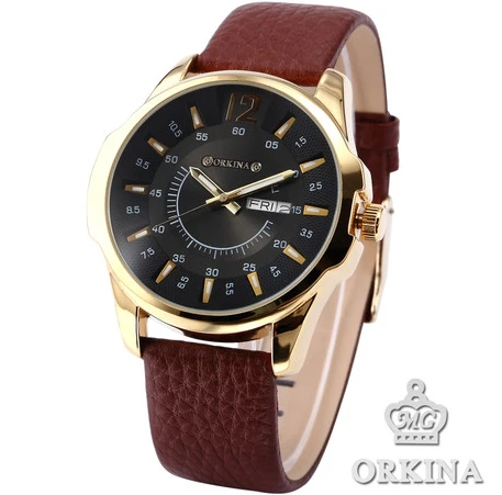 2016 Новый Ограниченной Hardlex Часы Человек Blackcat Orkina Марка Мода Кожа Журнальный