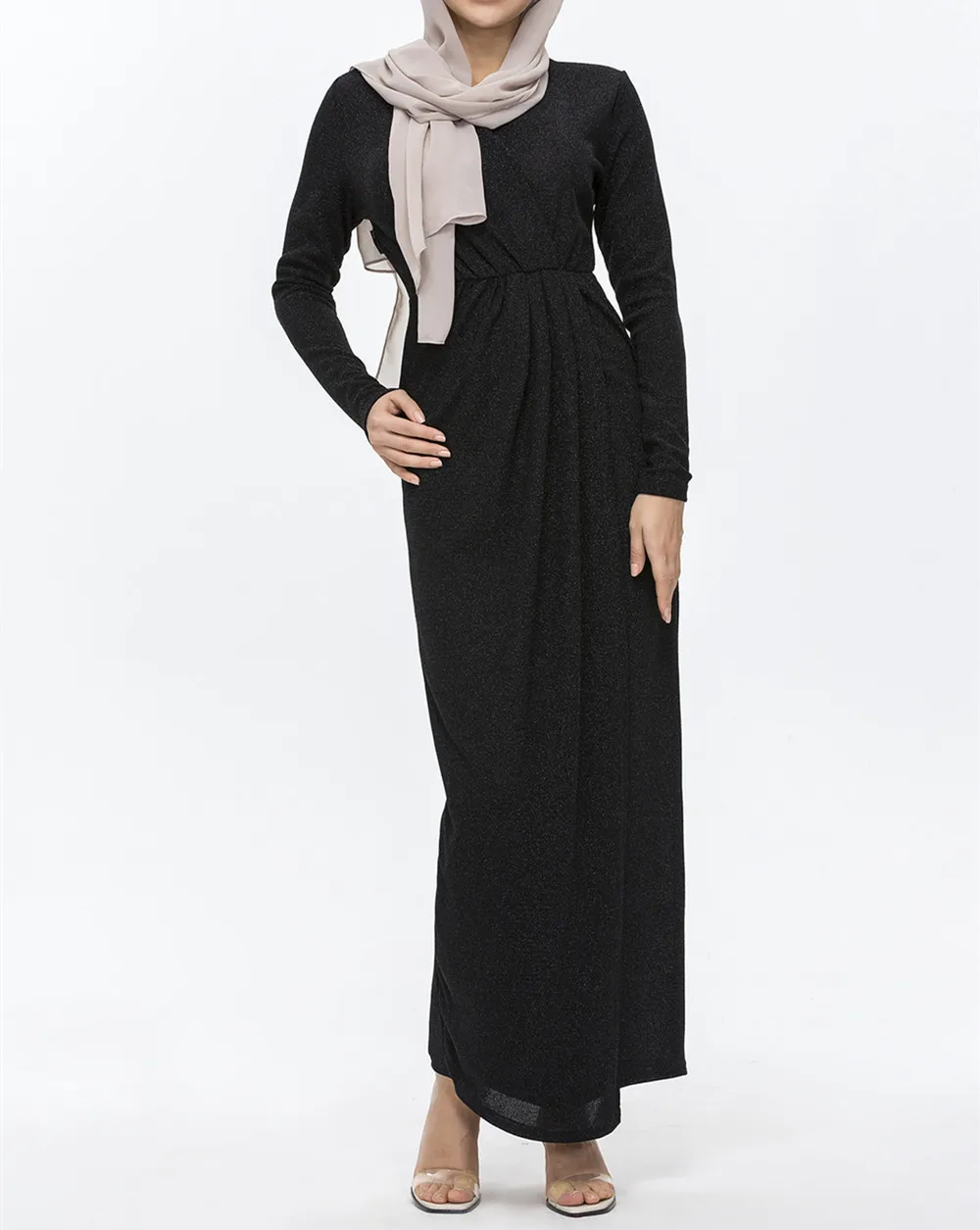 

Women Blinking Arabic Dubai Dress Msulim Abaya Ramadan Kimono Robe Islamic Clothing Vestidos Prayer Kaftan Moroccan