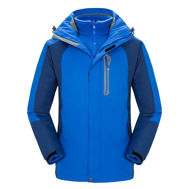 Мужская ветрозащитная зимняя куртка на утином пуху с молнией | Спорт и