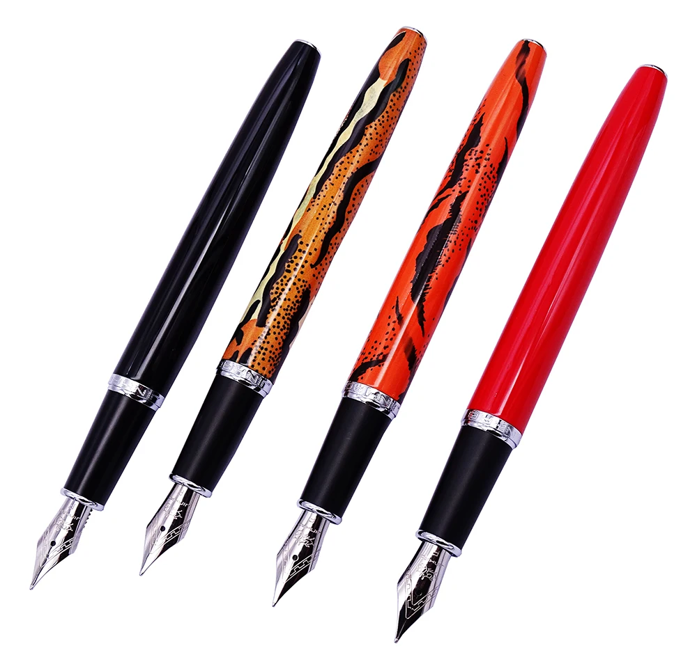 4 шт. Jinhao 996 металлическая модная авторучка Iraurita Fine Nib 0 5 мм с конвертером