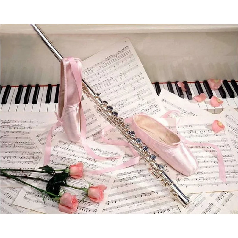 YIKEE diamond painting Dancing shoes 5d diy mosaic K285 | Дом и сад