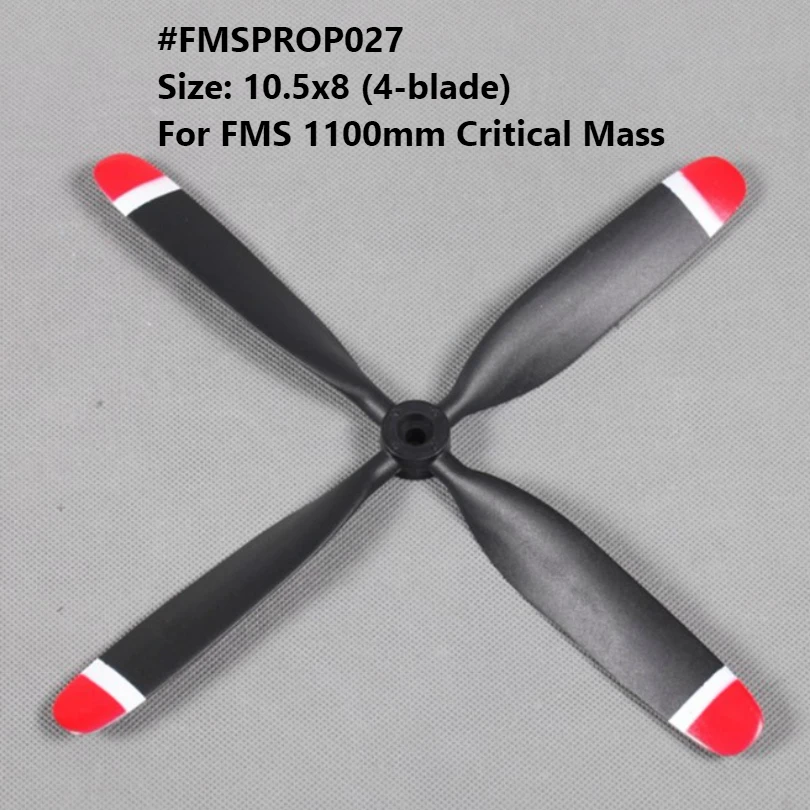 Пропеллер FMS ROCHOBBY Critic Mass Propeller 10 5*8 дюймов 4 лезвия FMSPROP027 Радиоуправляемый самолёт