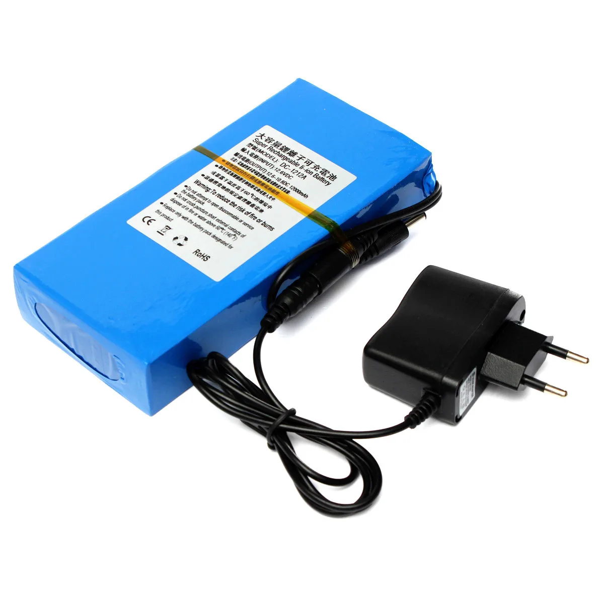 DC 1212A батарея 12 V литиевая 12000 mAh Большая емкость перезаряжаемая огни Открытый