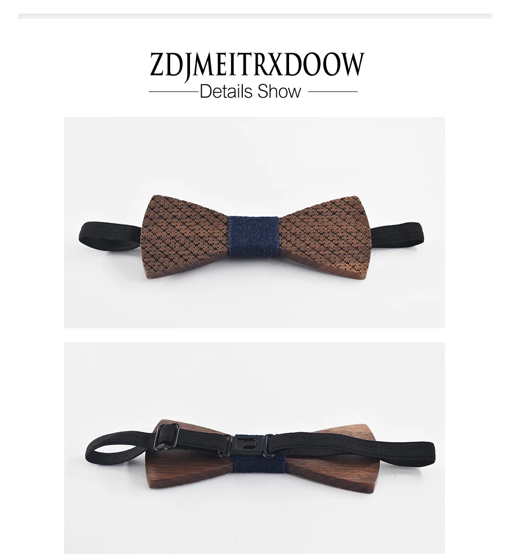 ZDJMEITRXDOOW фирменные подарки для мужчин, узор в горошек, Бабочка, деревянный брачный галстук-бабочка, свадебные галстуки-бабочки для мужчин