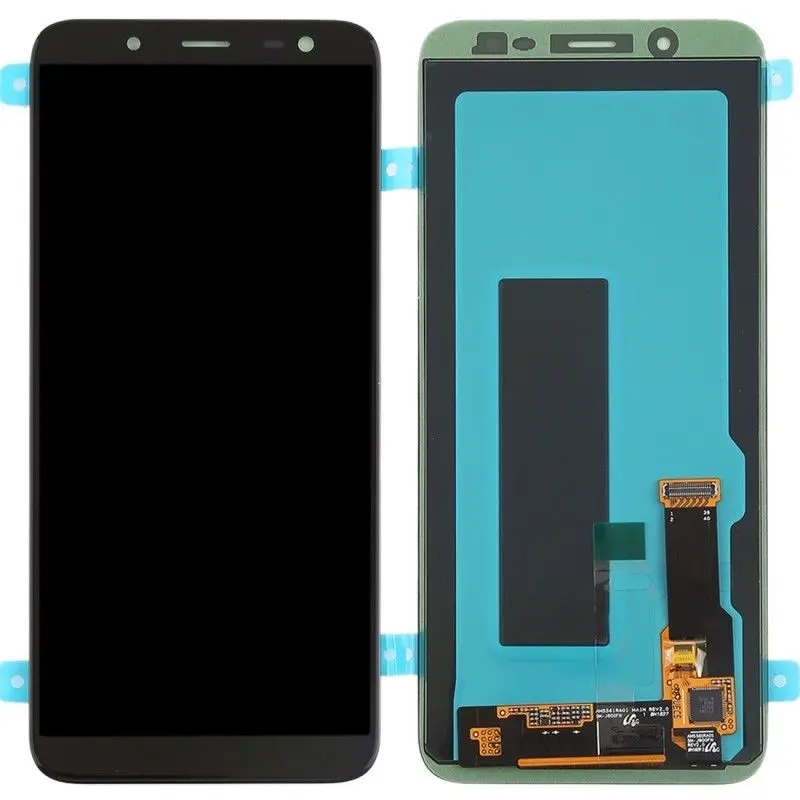 100% Оригинальный AMOLED ЖК дисплей для Samsung Galaxy J6 2018 J600F J600G сенсорный экран в сборе