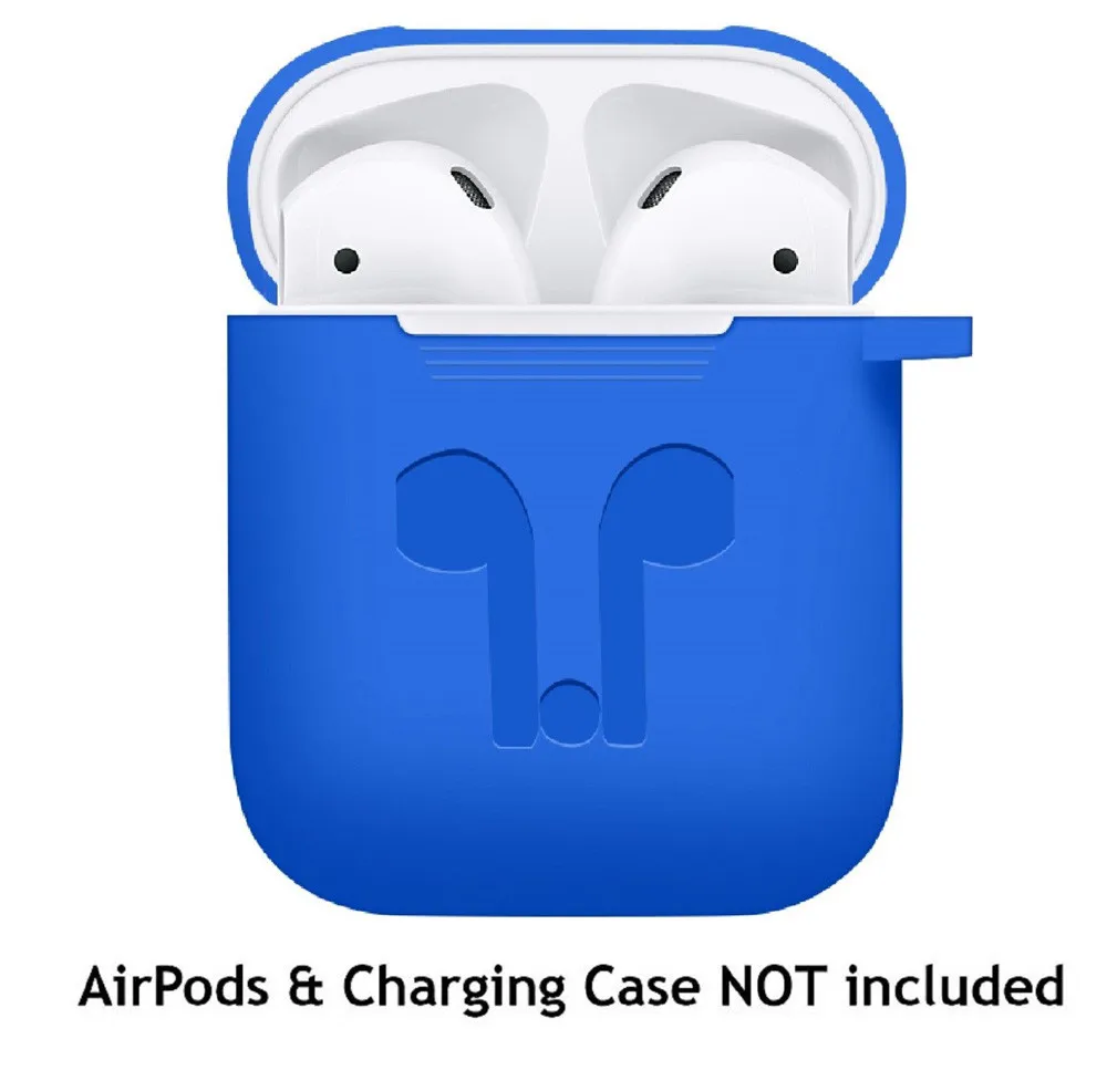 1 шт силиконовый Bluetooth беспроводной чехол для наушников AirPods Защитный Apple Airpod