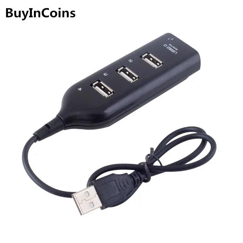 Новый высокоскоростной адаптер USB 2 0 с 4 портами для ноутбука 10 #171|4 port usb 2.0|usb hubusb 2.0