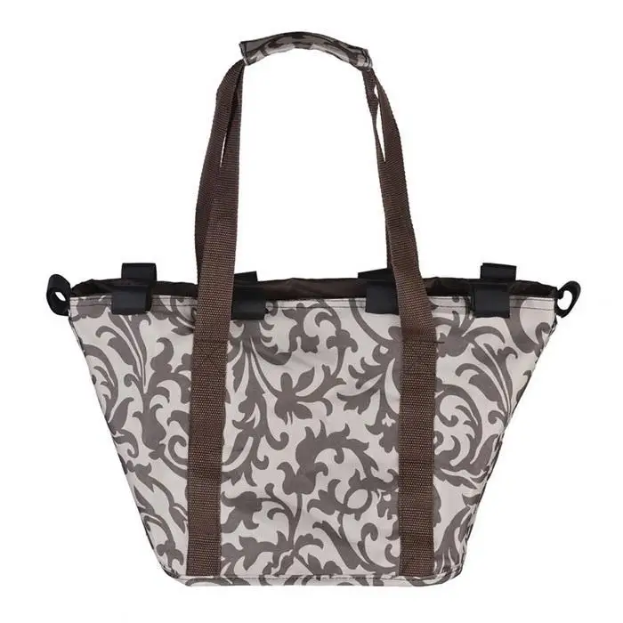 Bicycle Bag Basket Front Rear Hanging Panniers Bike Cycling Accessories Detachable Canvas Carri | Спорт и развлечения