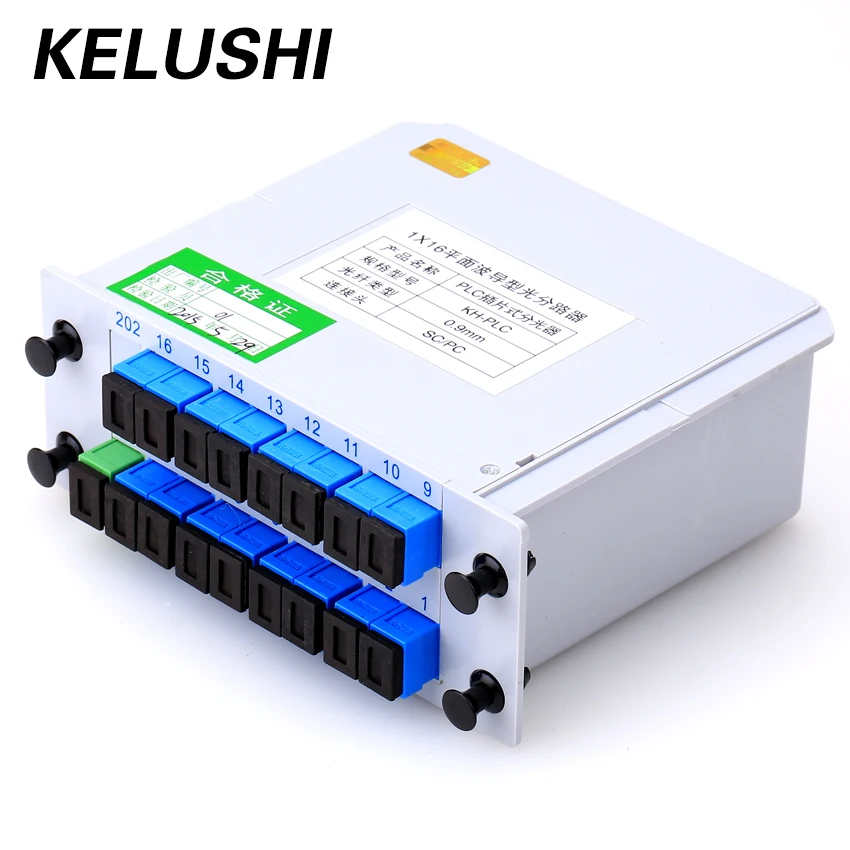 KELUSHI волоконно разветвительное устройство оптический разделитель 1x16 коробка