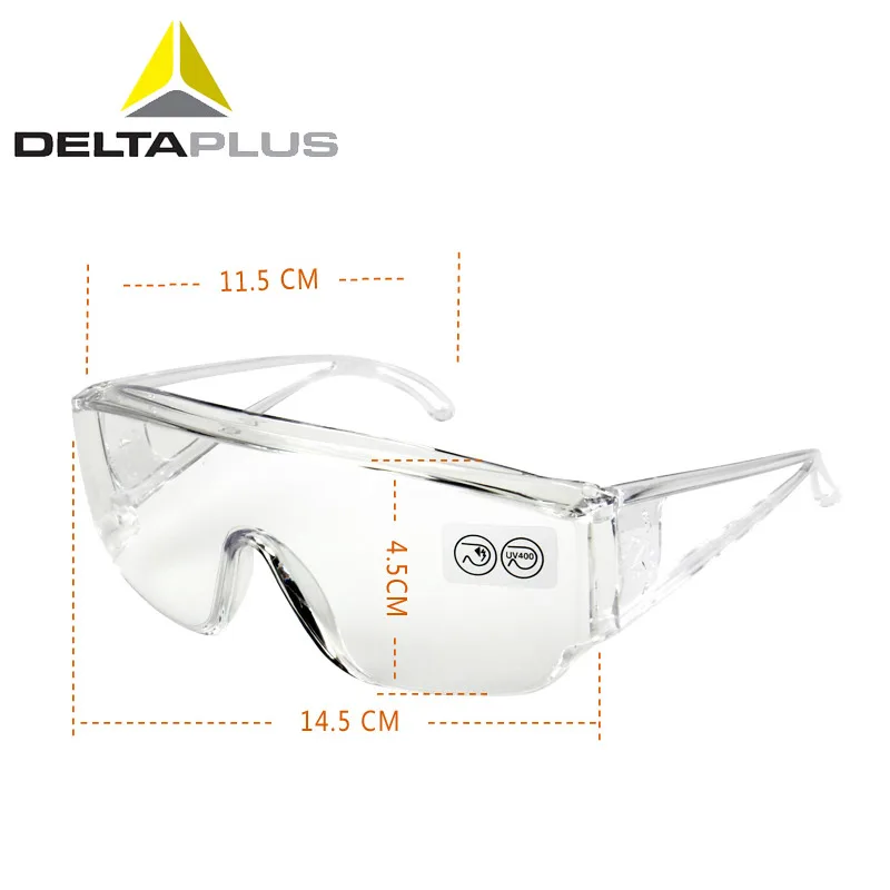 Deltaplus 101114 прозрачные очки защитные очки Защита от пыли ветрозащитные Анти-ударные защитные очки лабораторные рабочие очки