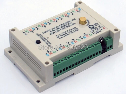 Музыка/аудио/микрофон синхронизация красный зелёный синий светодиодный