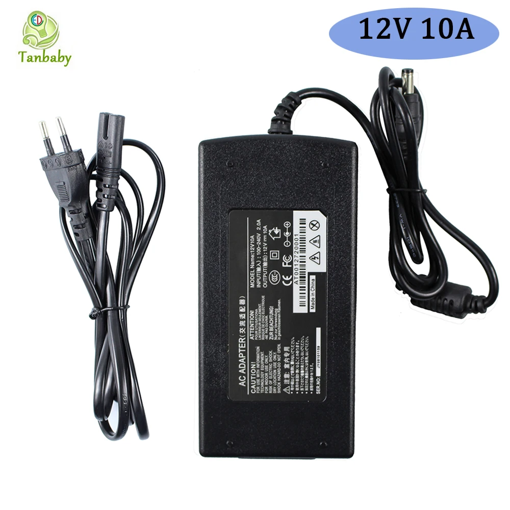 Адаптер питания от AC110-220V до DC12V 1A 2A 3A 4A 5A 6A 10A зарядного устройства EU/US/UK/AU адаптер
