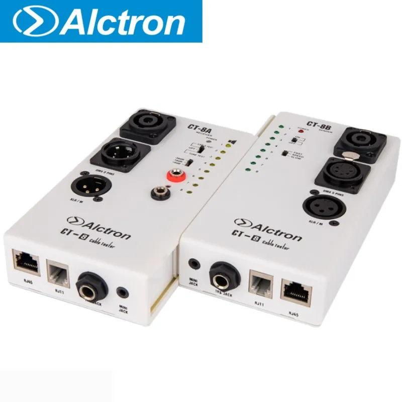 Alctron CT-8 многоцелевой тестер аудио кабеля, тест для разнесенного кабеля, использование в сцене или студии записи