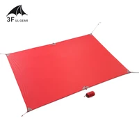 3f ul gear 210x150cm versatile siicon coating waterproof ground sheet sunscreen hanging tarp tent beach canopy hook strengthen