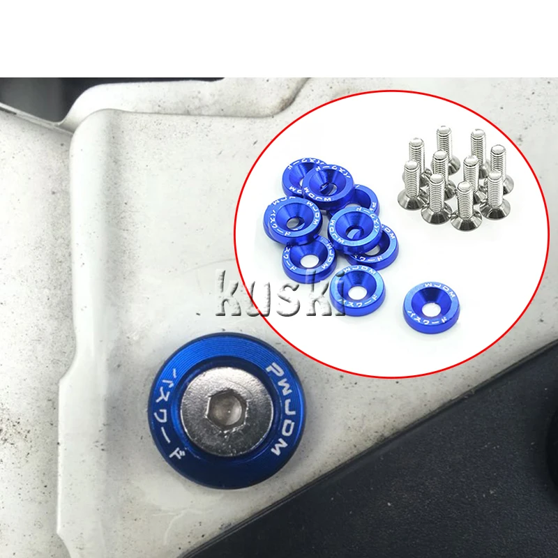 10X винтовые прокладки для автомобильной модификации Стайлинг Audi A3 A4 B6 B8 B7 B5 A6 C5 C6 Q5