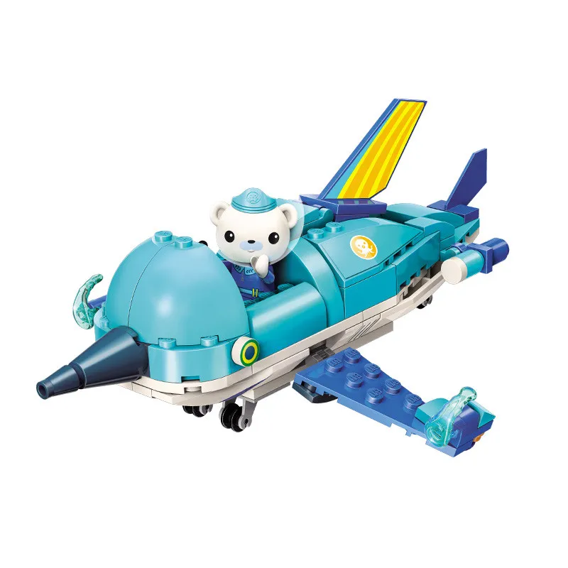 Octonauts строительные блоки GUP R Sailfish автомобиль & Barnacles 116 шт. Обучающие Кирпичи