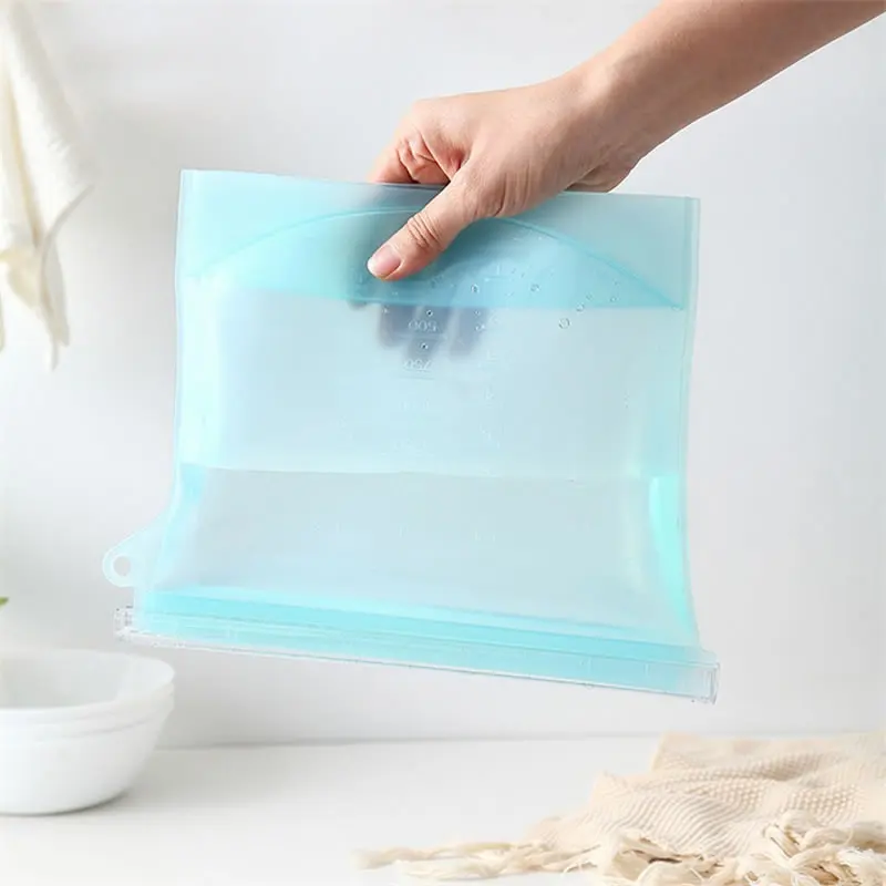 Upspirit силиконовый Ziplock герметизирующий пакет Многоразовые Пакеты для хранения свежих продуктов крышка контейнер для хранения продуктов герметичная вакуумная обертка кухонные инструменты