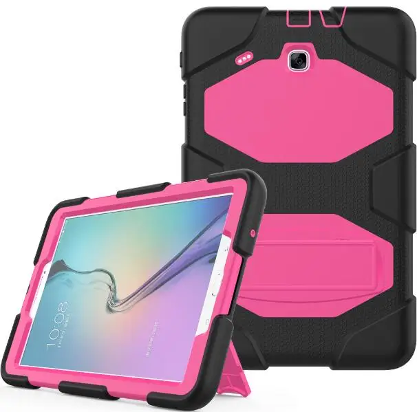 Силиконовый Жесткий ударопрочный чехол подставка для планшета Samsung Galaxy Tab E 9 6 T560