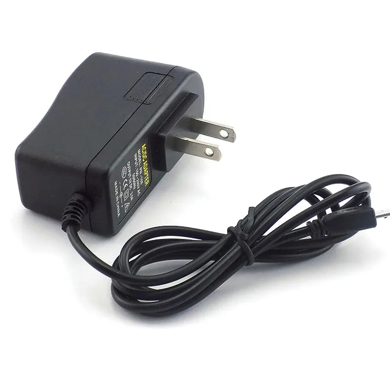 Микро USB AC к DC адаптер питания США ЕС вилка вкл/выкл переключатель 100 в 240 конвертер